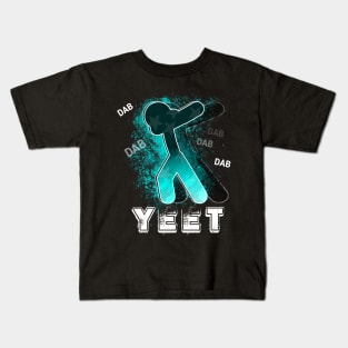 Yeet Dab - Dabbing Trendy Dance Emote Meme - Autumn Fall Kids Teens  - StickmanYeet Dab - Dabbing Trendy Dance Emote Meme - Autumn Fall Kids Teens  - Stickman Kids T-Shirt